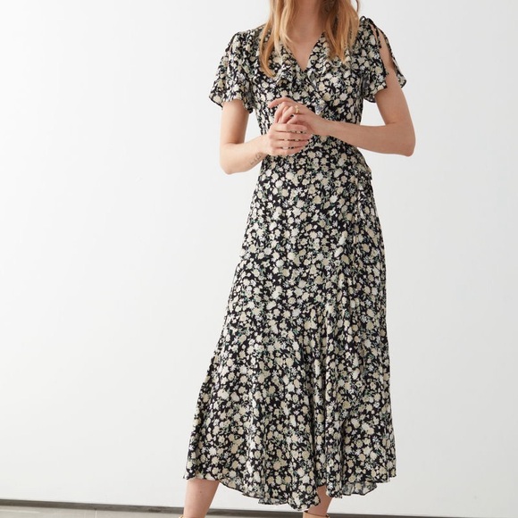 & Other Stories Dresses & Skirts - & Other Stories Floral Wrap Dress XS